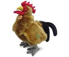 Rappa Plush rooster 34 cm ECO-FRIENDLY