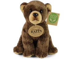 Rappa Plush ruda bear 15 cm ECO-FRIENDLY