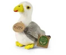 Rappa Plush seagull 14 cm ECO-FRIENDLY