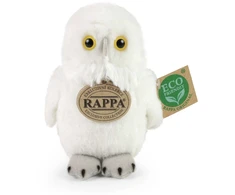 Rappa Plush snowy owl 13 cm ECO-FRIENDLY
