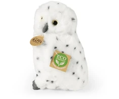 Rappa Plush snowy owl 19 cm ECO-FRIENDLY