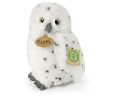 Rappa Plush snowy owl 19 cm ECO-FRIENDLY