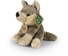 Rappa Plush wolf 13 cm ECO-FRIENDLY