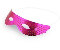 Rappa the paper mask Gold dots, 6 pcs in a bag