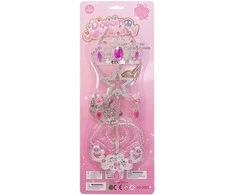 Rappa Rožinė princess set with accessories