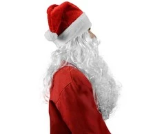 Perukas „Rappa Santa“ su barzda suaugusiems