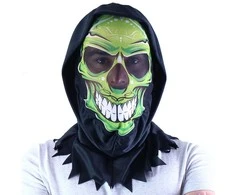 Rappa Skeletinė tekstilinė kaukė suaugusiems