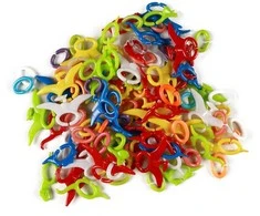 Rappa Small plastikas letters DINO 150 pcs