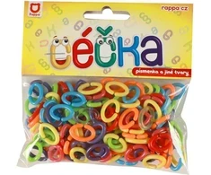 Rappa Small plastikas letters retro 150 pcs