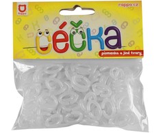Rappa Small plastikas shining letters 150 pcs