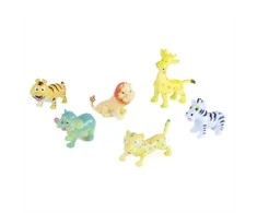 Rappa the funny wild animals, 6 pieces,2 types