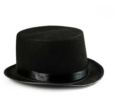 Rappa the juodas top hat for adult