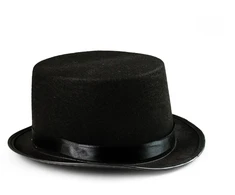 Rappa the juodas top hat for adult