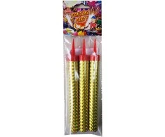 Rappa Auksinis šventinis fontanas 12 cm, 3 vnt.