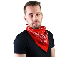 Rappa the red scarf, 53x53 cm