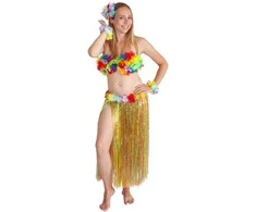 Rappa sijonas Hawaii, suaugęs, 72 cm, spalvotas