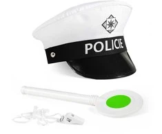 Rappa Kelių policijos rinkinys su plepėle ir švilpuku