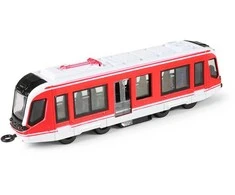 Rappa Metalinis tramvajus, raudonas, 20 cm