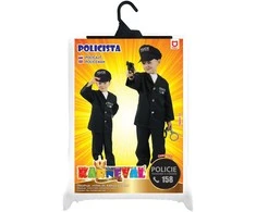 Rappa Vaikiškas kostiumas - policininkas (S)
