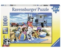 Ravensburger Dėlionė 100 vnt. - Šunys paplūdimyje