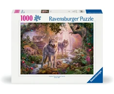 Ravensburger Dėlionė 1000 vnt. - Vilkų šeima