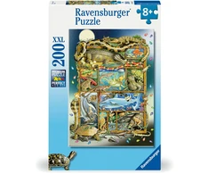 Ravensburger Dėlionė 200 vnt. - Ropliai ir vandens gyvūnai