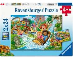Ravensburger Dėlionė 2x24 vnt. - Pramogų parkas