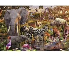 Dėlionė Ravensburger Puzzle 3000 pc African Animal World
