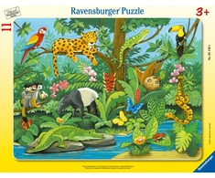 Ravensburger Dėlionė 11 vnt. - Atogrąžų miškų gyvūnai