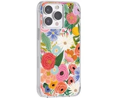 Rifle Paper Šautuvų popierius skaidrus MagSafe – dėklas, skirtas iPhone 14 Pro Max (Garden Party Blush)