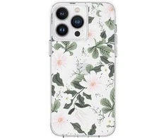 Rifle Paper Skaidrus šautuvų popierius – dėklas, skirtas iPhone 14 Pro Max (Willow)