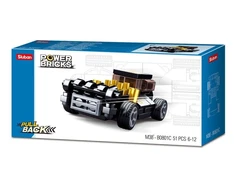 Sluban ModelBricks juodas sportinis automobilis