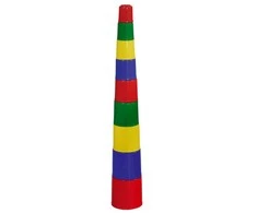 Směr apvali piramidė, plastikinė