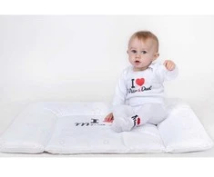 Spausdintas kūnas New Baby I Love Mam and Dad, 50, 50 dydis