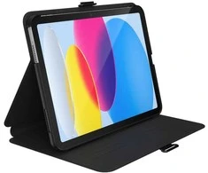 „Speck Balance Folio“ – „iPad 10.9“ (2022 m.) dėklas su „MICROBAN“ (juodas)