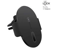 Speck ClickLock automobilio ventiliacijos angos laikiklis, skirtas MagSafe - juodas