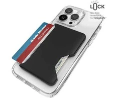 Dėklas „Speck ClickLock“ piniginė skirta „MagSafe“ – „MagSafe“ magnetinė piniginė (juoda)