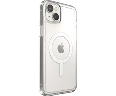 Dėklas Speck Gemshell + MagSafe, skirtas iPhone 14 Plus su puse mikrobano (skaidrus)