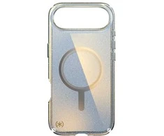 „Speck Presidio Lux MagSafe“ dėklas, skirtas „iPhone 17 Air“ (hiperveidrodžio blizgučiai / sidabrinis metalinis)