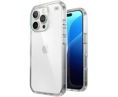 Speck Presidio Perfect-Clear – dėklas, skirtas iPhone 16 Pro (skaidrus)