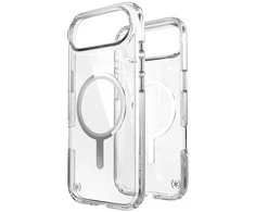 „Speck Presidio Perfect Clear MagSafe“ dėklas „iPhone 17 Air“ (skaidrus / sidabrinis)