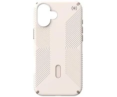 Dėklas Speck Presidio2 Grip ClickLock &amp; MagSafe do iPhone 16 Plus smėlio spalva