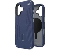 Dėklas Speck Presidio2 Grip ClickLock &amp; MagSafe do iPhone 16 tamsiai mėlyna
