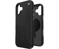 Speck Presidio2 Grip ClickLock &amp; MagSafe – dėklas, skirtas iPhone 16 Plus (juodas / šiferio pilkas / baltas)