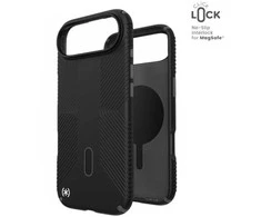 „Speck Presidio2 Grip ClickLock &amp; MagSafe“ dėklas, skirtas „iPhone 17 Air“ (juodas / pilkas / baltas)