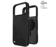 „Speck Presidio2 Grip ClickLock &amp; MagSafe“ dėklas, skirtas „iPhone 17 Pro Max“ (juodas / pilkas / baltas)