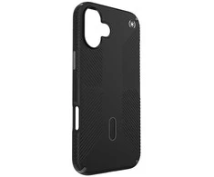 Speck Presidio2 Grip ClickLock &amp; MagSafe – dėklas, skirtas iPhone 16 Plus (juodas / šiferio pilkas / baltas)