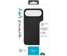 „Speck Presidio2 Grip MagSafe“ dėklas „iPhone 17 Air“ (juodas / pilkas / baltas)