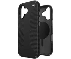 „Speck Presidio2 Grip MagSafe“ dėklas, skirtas „iPhone 17“ (juodas / pilkas / baltas)