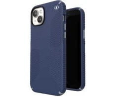 Speck Presidio2 Grip Magsafe – dėklas, skirtas iPhone 15 Plus / iPhone 14 Plus (pakrantės mėlyna / dulkių pilka / balta)
